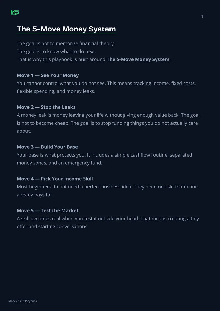 The 5-Move Money System