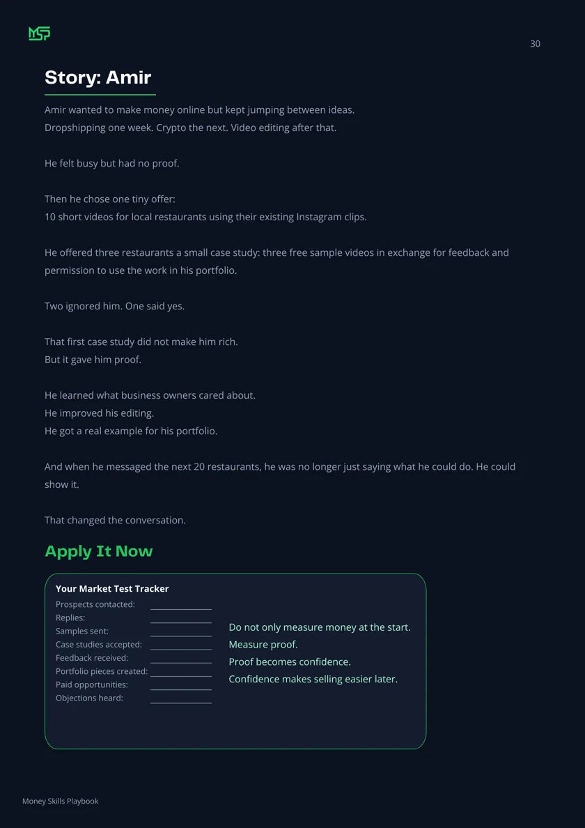 The Market Test Tracker